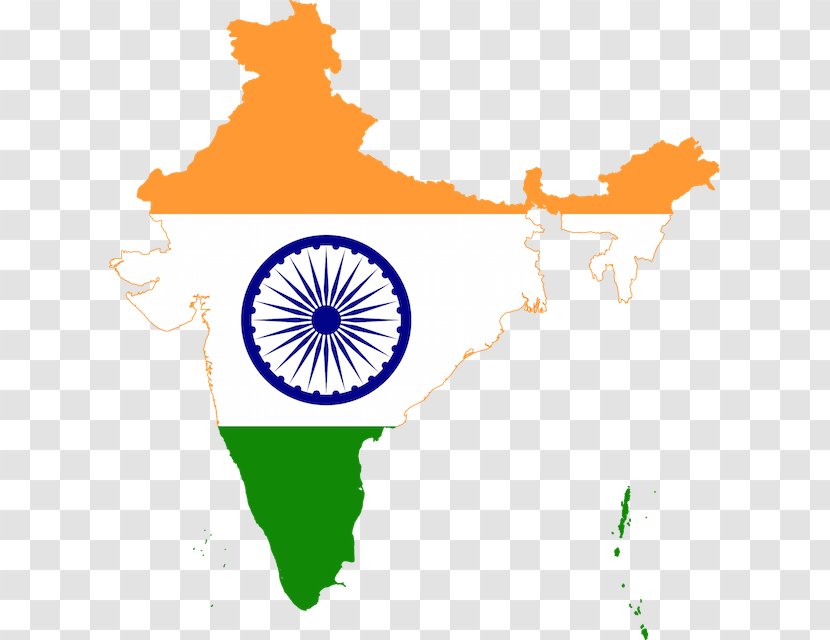 Flag Of India Map National Transparent PNG