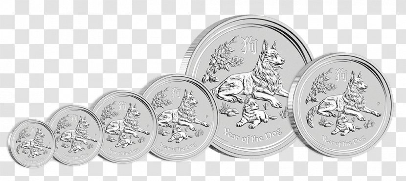 Perth Mint Australian Silver Kookaburra Bullion Coin - Year Of The Dog Transparent PNG