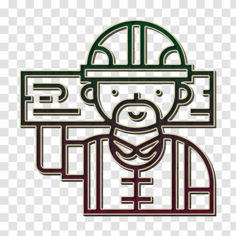 Construction Worker Icon Carpenter Icon Professions And Jobs Icon Transparent PNG
