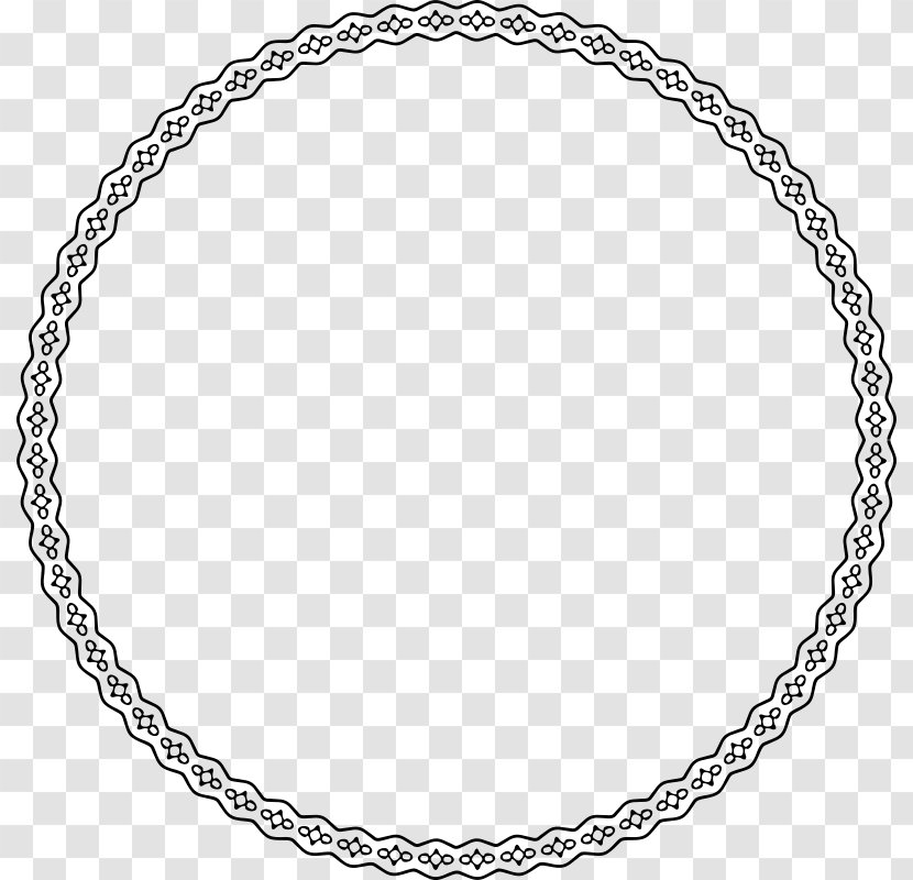 Decorative Borders Clip Art - Hardware Accessory - Circular Border Transparent PNG