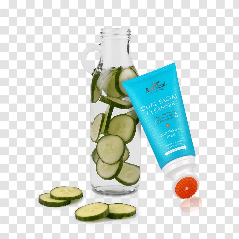 Glass Bottle - Cucumber Detox Transparent PNG