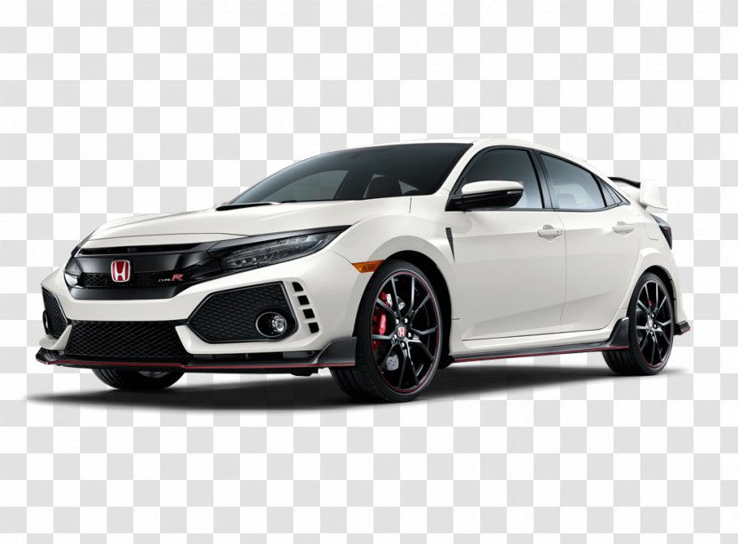 2018 Honda Civic Type R Car Front-wheel Drive Driving - Brand - White Transparent PNG