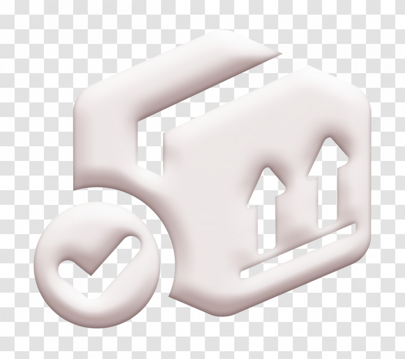 Commerce Icon Delivered Box Verification Symbol Icon Logistics Delivery Icon Transparent PNG