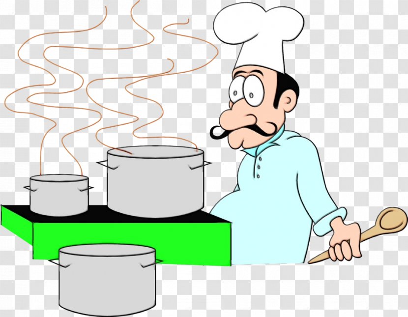 Chef Cartoon - Food - Cooking Ranges Personal Transparent PNG