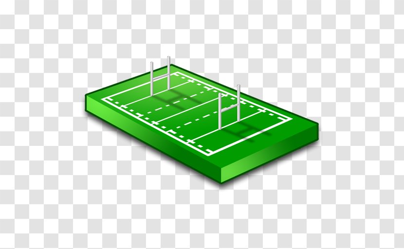 Rugby Football Athletics Field League Playing Pitch - Green Badminton Court Transparent PNG