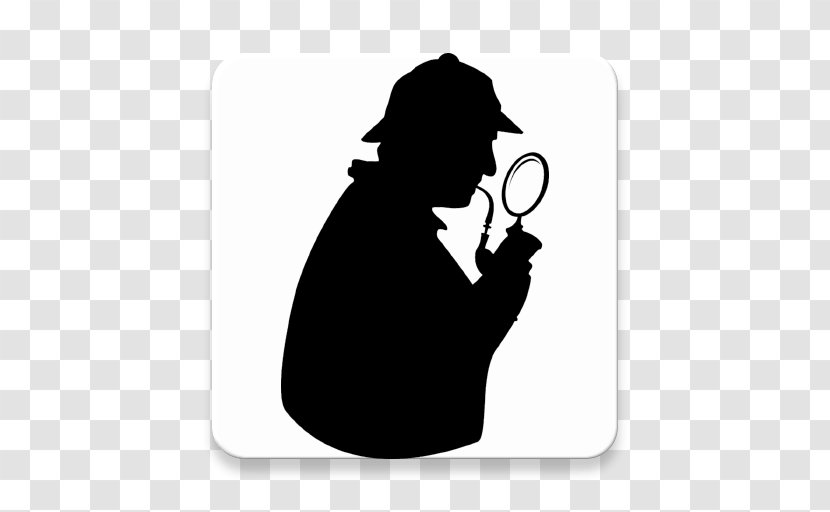 The Adventures Of Sherlock Holmes 221B Baker Street Poirot A Styles Court Hound Baskervilles - Silhouette - Film Transparent PNG