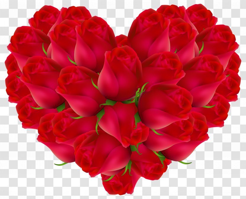 Heart Rose Love Clip Art - Romance Transparent PNG