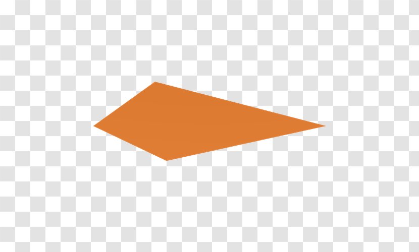 Triangle Paper Square Edge - Mandarin Transparent PNG