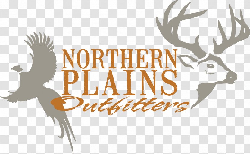 Northern Plains Outfitters Pheasant Hunts White-tailed Deer Logo - Vertebrate Transparent PNG