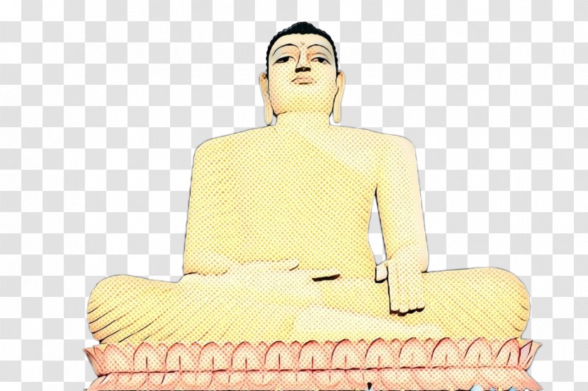 Gautama Buddha - Yellow - Meditation Transparent PNG
