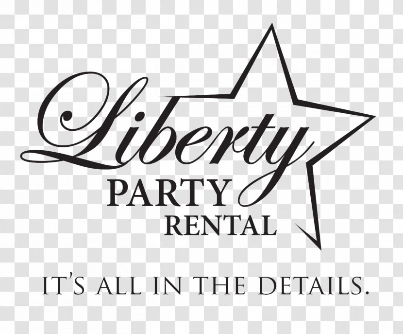 Logo Liberty Party Rental Brand Font - Area - Design Transparent PNG