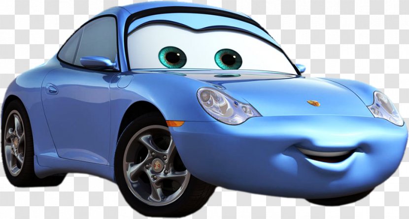 Sally Carrera Lightning McQueen Mater Cars Pixar - Character - Cartoon Car Transparent PNG
