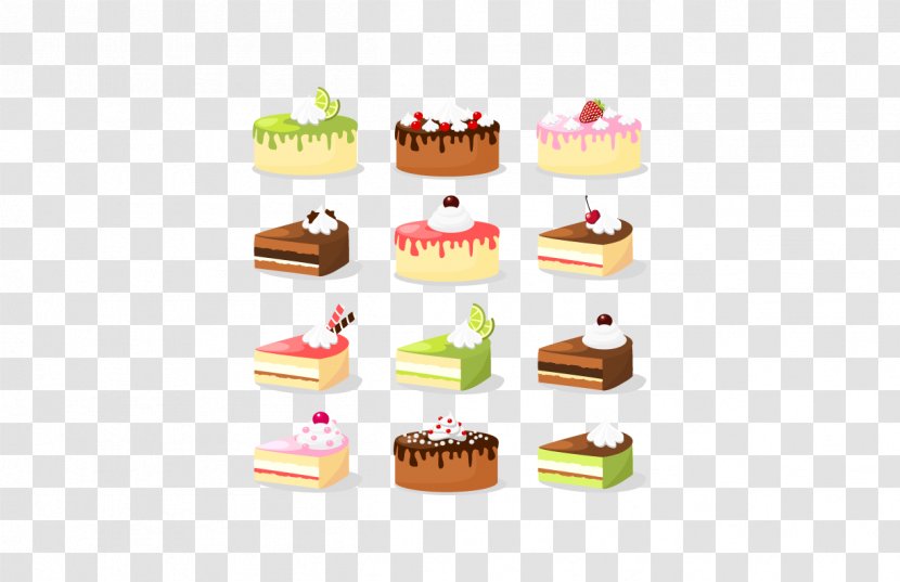 Ice Cream Cupcake Birthday Cake Chocolate - Cuisine - Vector Transparent PNG