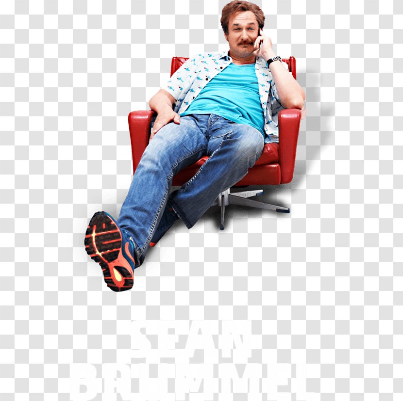 Chair Sitting - Electric Blue Transparent PNG