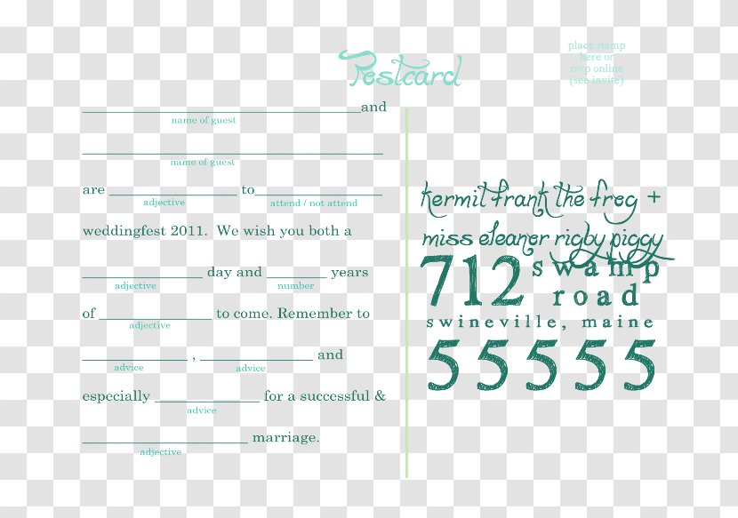 Wedding Invitation RSVP White Marriage Vows - Number Transparent PNG
