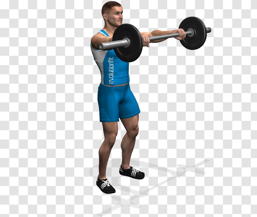 Weight Training Barbell Front Raise Exercise Dumbbell - Flower Transparent PNG