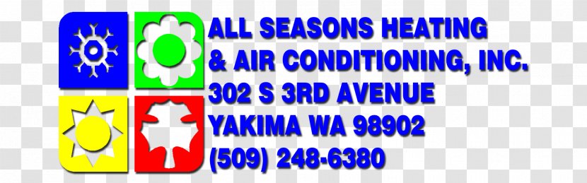 All Seasons Heating & Air Conditioning HVAC Central System - Signage - Jolly Inc Transparent PNG