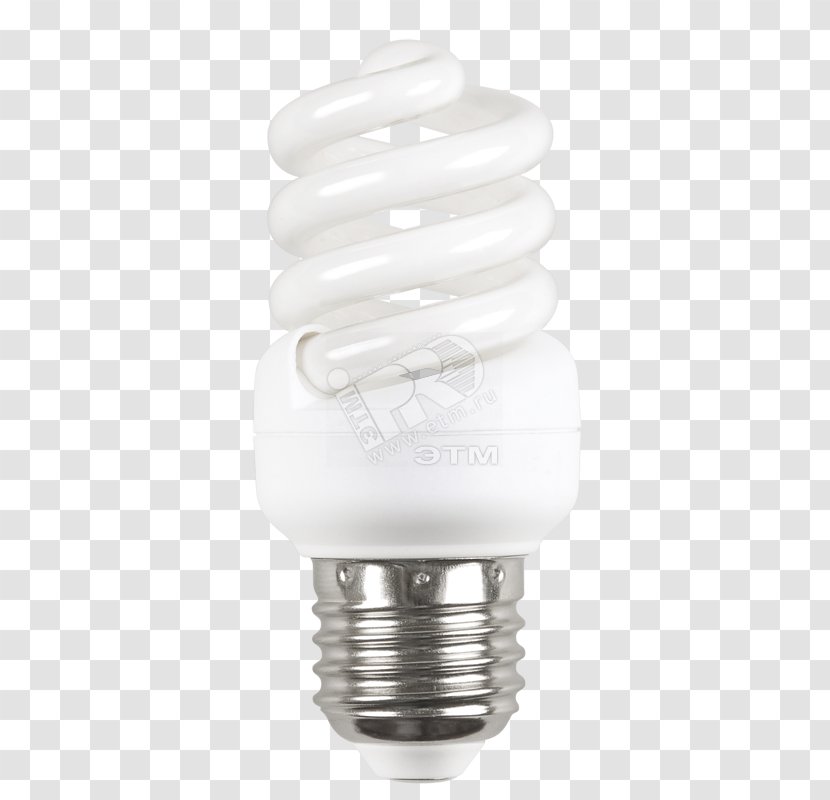 Incandescent Light Bulb Compact Fluorescent Lamp - Energy Saving Transparent PNG