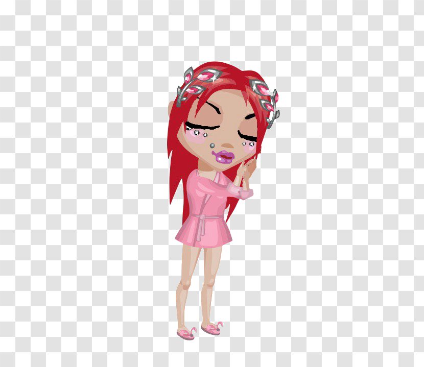 Barbie Cartoon Pink M Character - Heart Transparent PNG