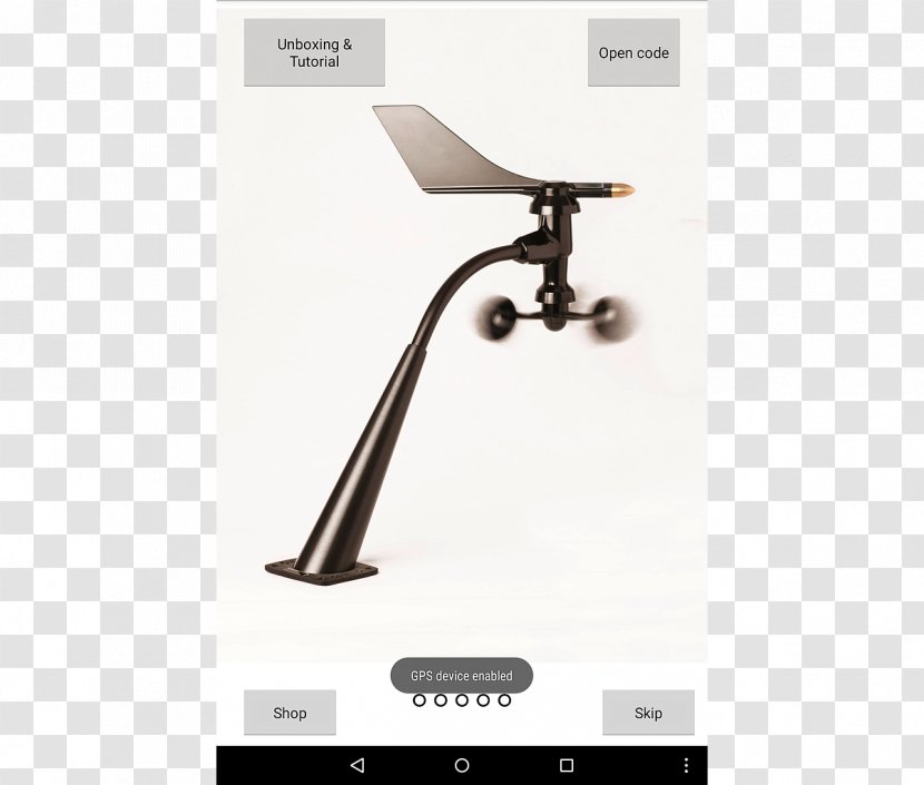 Anemometer Wind Weather Vane Wireless Bluetooth - Low Energy Transparent PNG