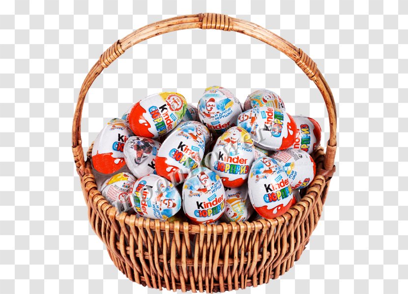 Kinder Surprise Food Gift Baskets Chocolate - Egg Transparent PNG