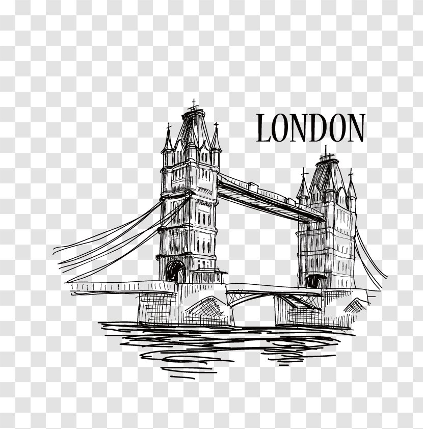 Turkey Country World Map - Black And White - Vector London Bridge Transparent PNG