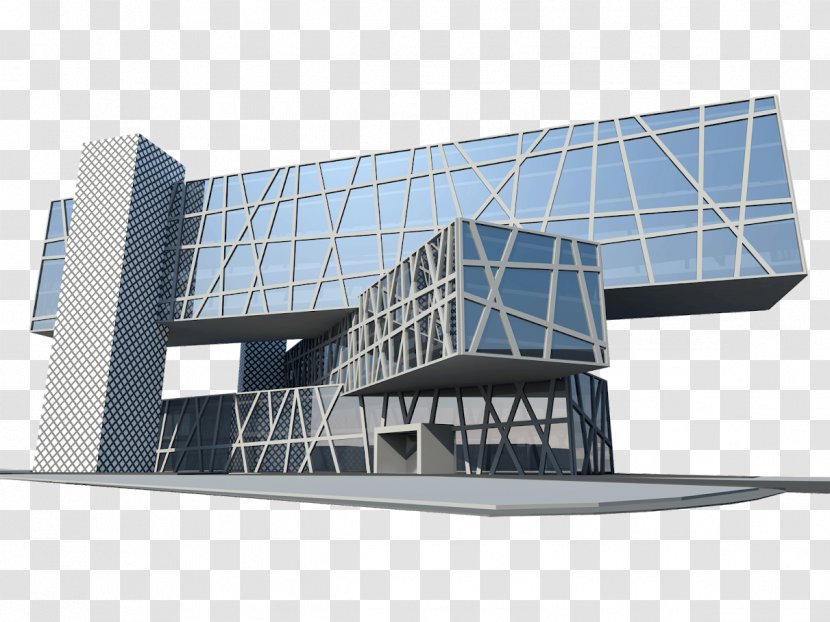 Modern Architecture Facade Building - Commercial - Design Transparent PNG