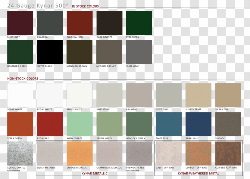 Vinyl Siding Metal Roof House - Color Chart - Colors Transparent PNG