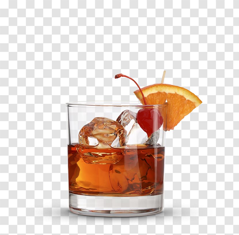 Old Fashioned Manhattan Negroni Cocktail Garnish - Whiskey Sour - Time Transparent PNG