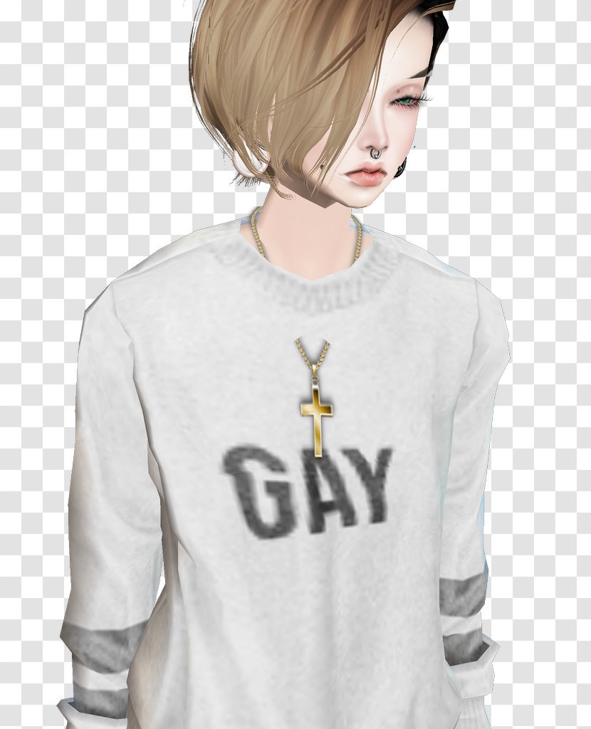 Long-sleeved T-shirt Shoulder Collar - Watercolor Transparent PNG