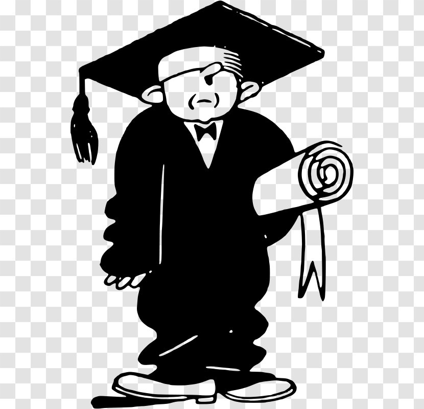 Graduation Ceremony Square Academic Cap Clip Art - Gentleman - Graduates Vector Transparent PNG