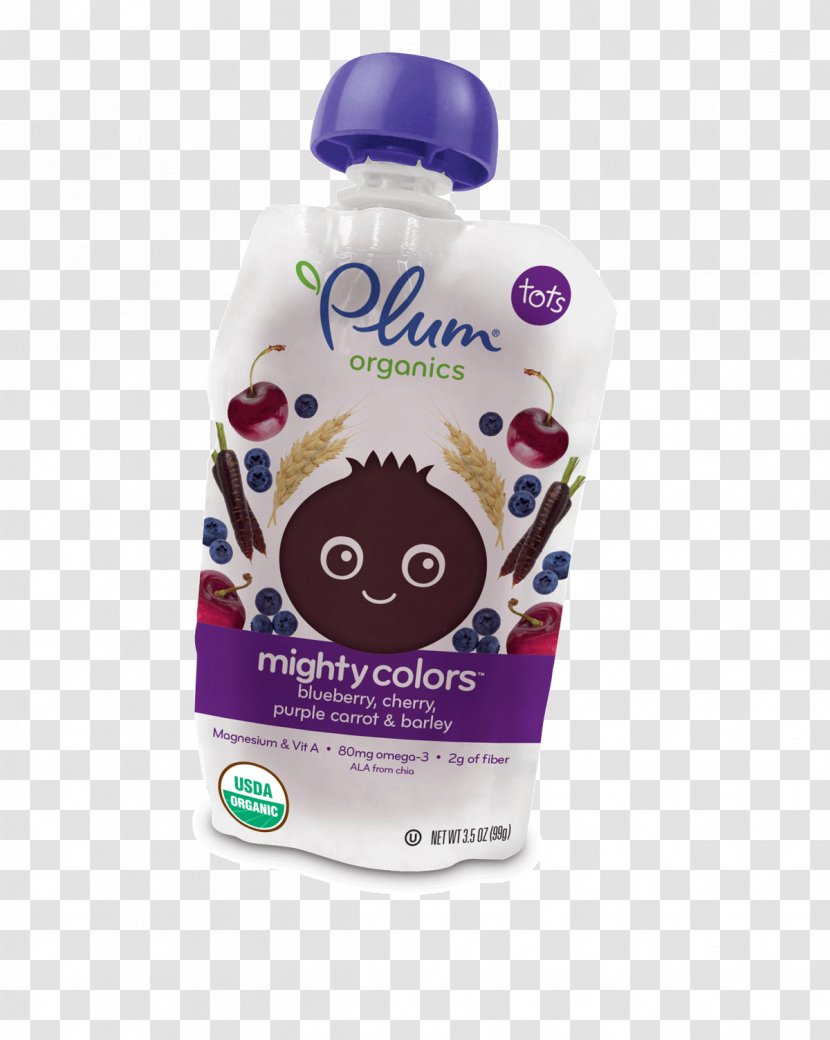 Baby Food Cherry Bilberry Carrot - Violet Transparent PNG