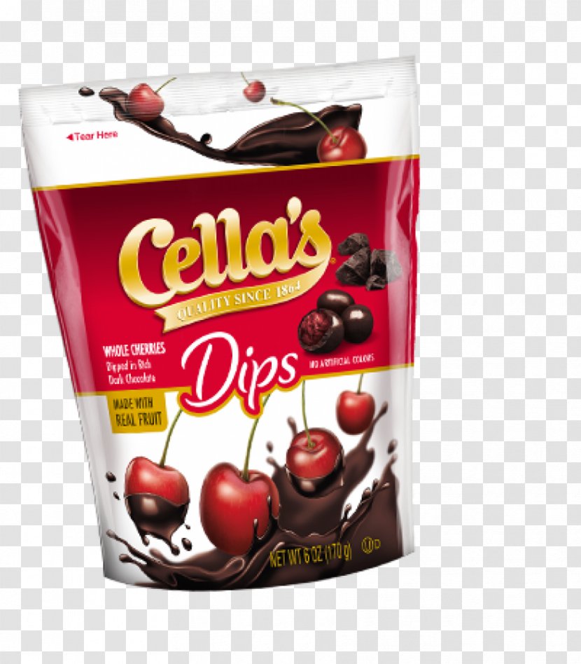 Milk Cordial Chocolate-covered Cherry Cella's - Chocolatecovered Transparent PNG