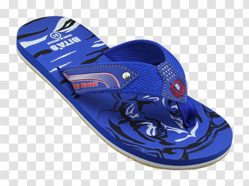 Slipper Flip-flops Shoe Child Campsite - Cobalt Blue - Họa Tiết Transparent PNG