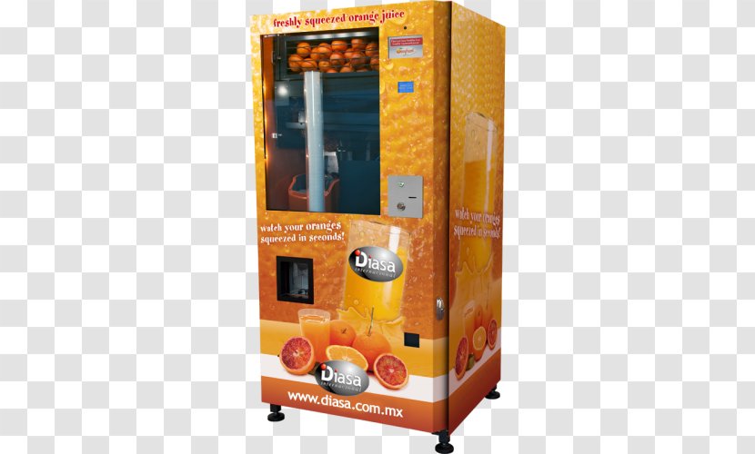 Vending Machines Orange Juice Transparent PNG