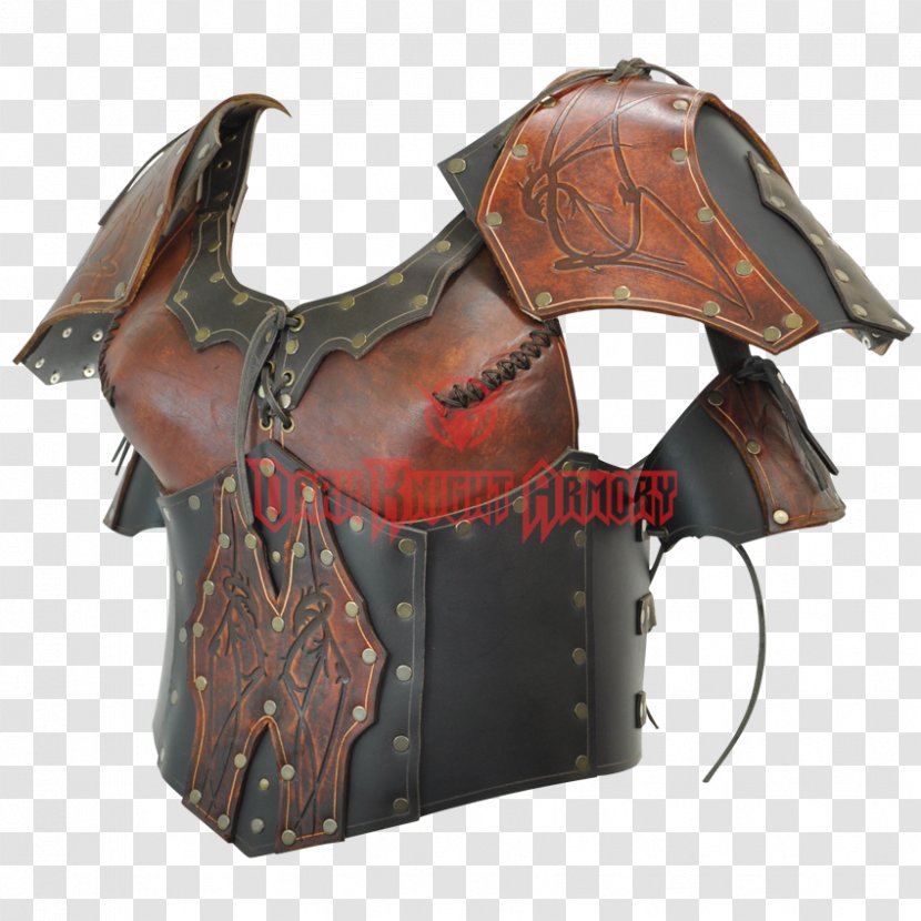 Components Of Medieval Armour Corset Viking Leather - Waistcoat Transparent PNG