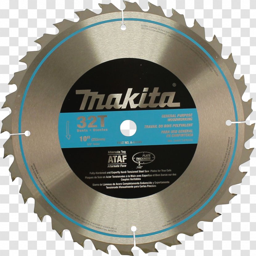 Multi-tool Miter Saw Circular Blade - Makita Transparent PNG