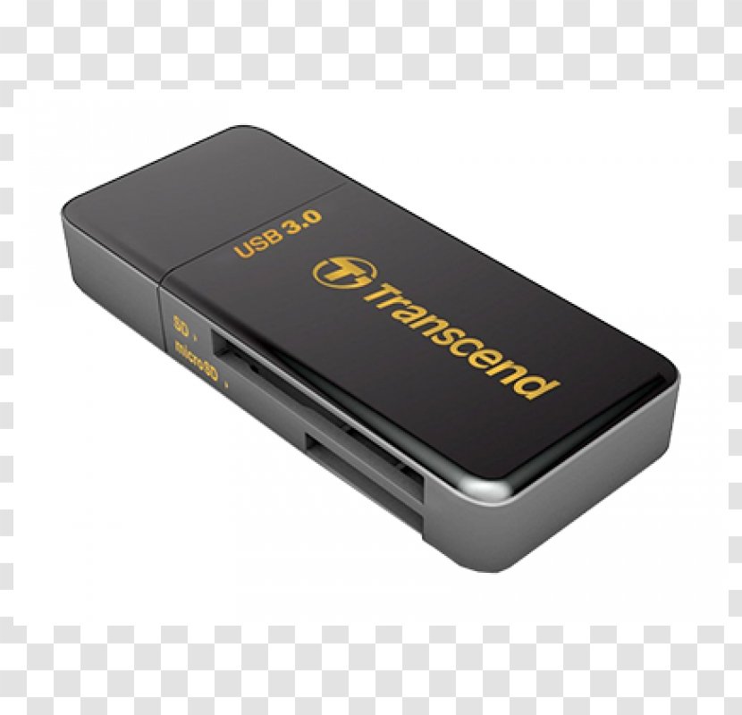 Memory Card Readers Transcend Information Secure Digital USB 3.0 - Microsd Transparent PNG
