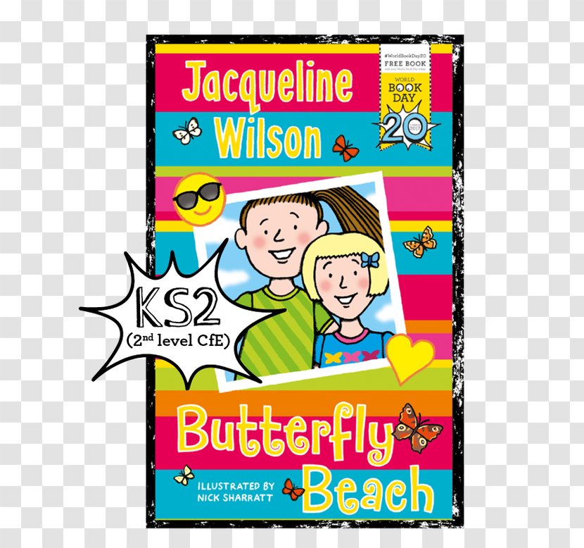 Jacqueline Wilson World Book Day Butterfly Beach Review - Text Transparent PNG