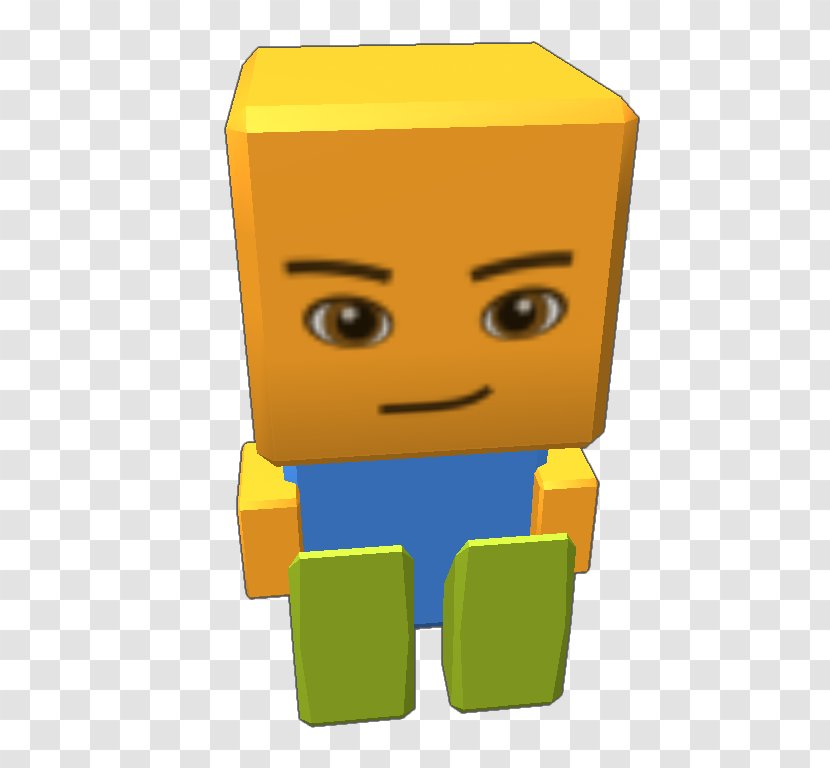 Blocksworld Clay Animation Cartoon Toy Game - Yellow Transparent PNG