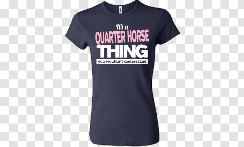 T-shirt Sleeve Sweater Clothing - Active Shirt - Quarter Horse Transparent PNG