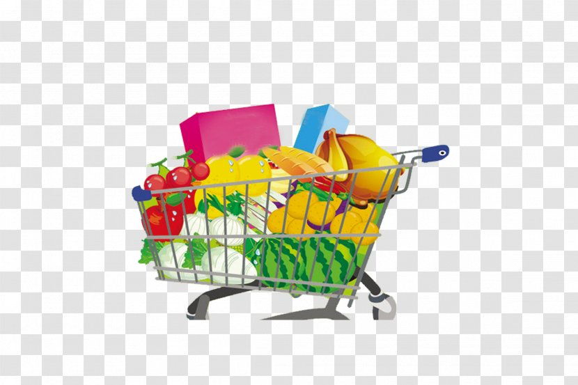 Shopping Cart Supermarket - Designer Transparent PNG