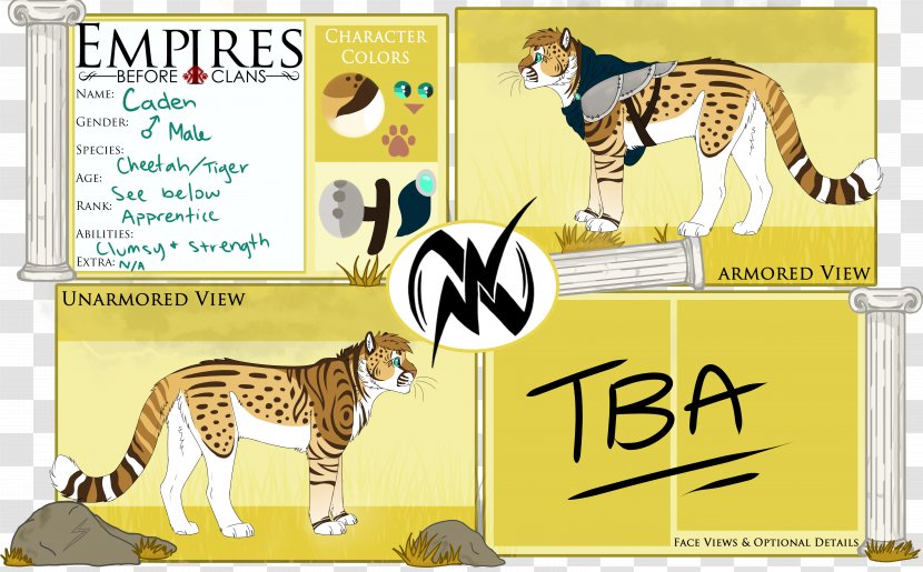 Big Cat Tiger Wildlife Cartoon Transparent PNG