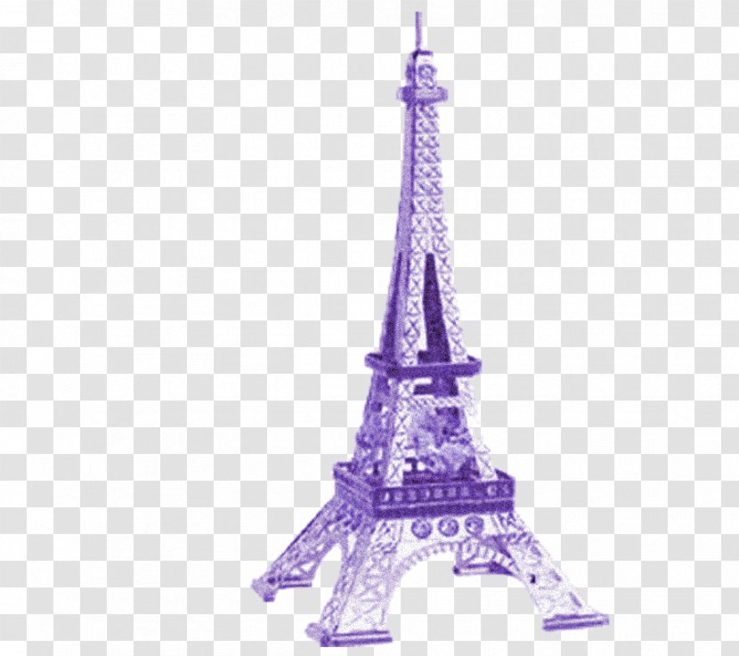 Eiffel Tower Gift Shop Gold - Purple Transparent PNG