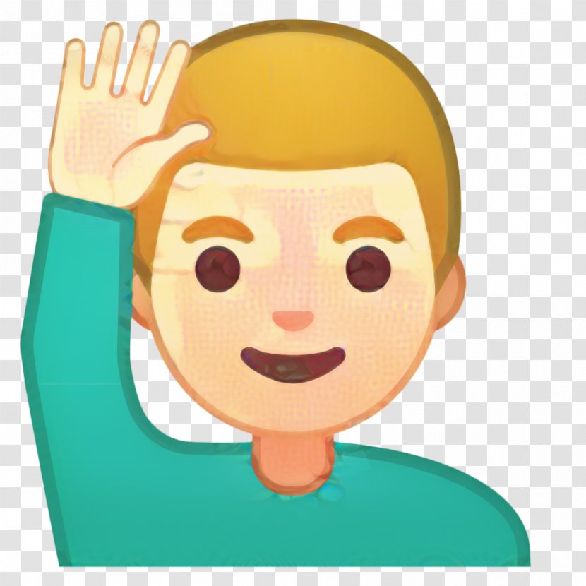 Happy Face Emoji - Finger - Child Pleased Transparent PNG