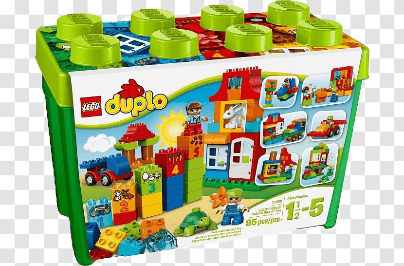 LEGO 10580 DUPLO Deluxe Box Of Fun Lego Duplo Hamleys Toy - Block Transparent PNG