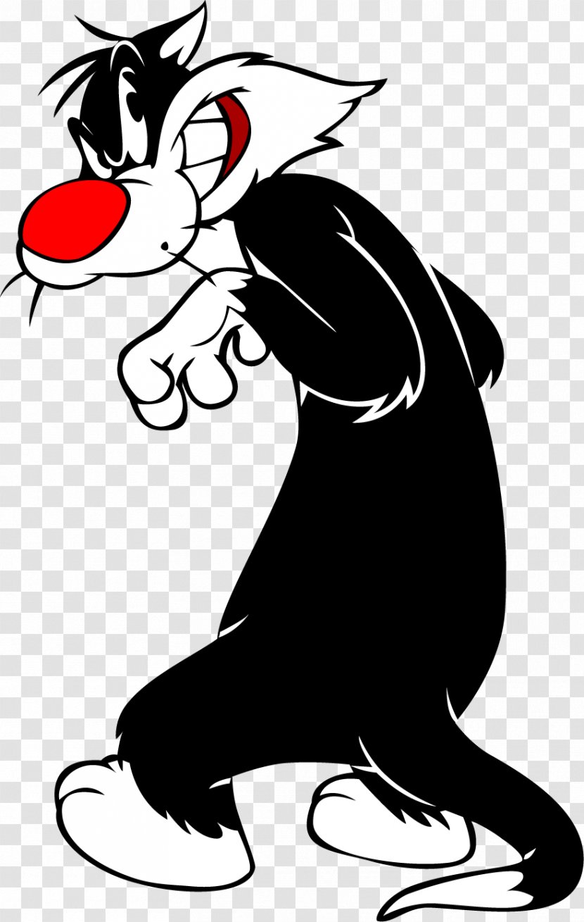 Sylvester Tweety Cat Looney Tunes Cartoon - Royaltyfree - Evil Transparent PNG