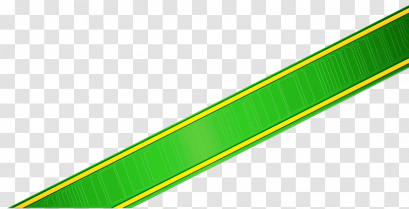 Green Yellow Line Transparent PNG