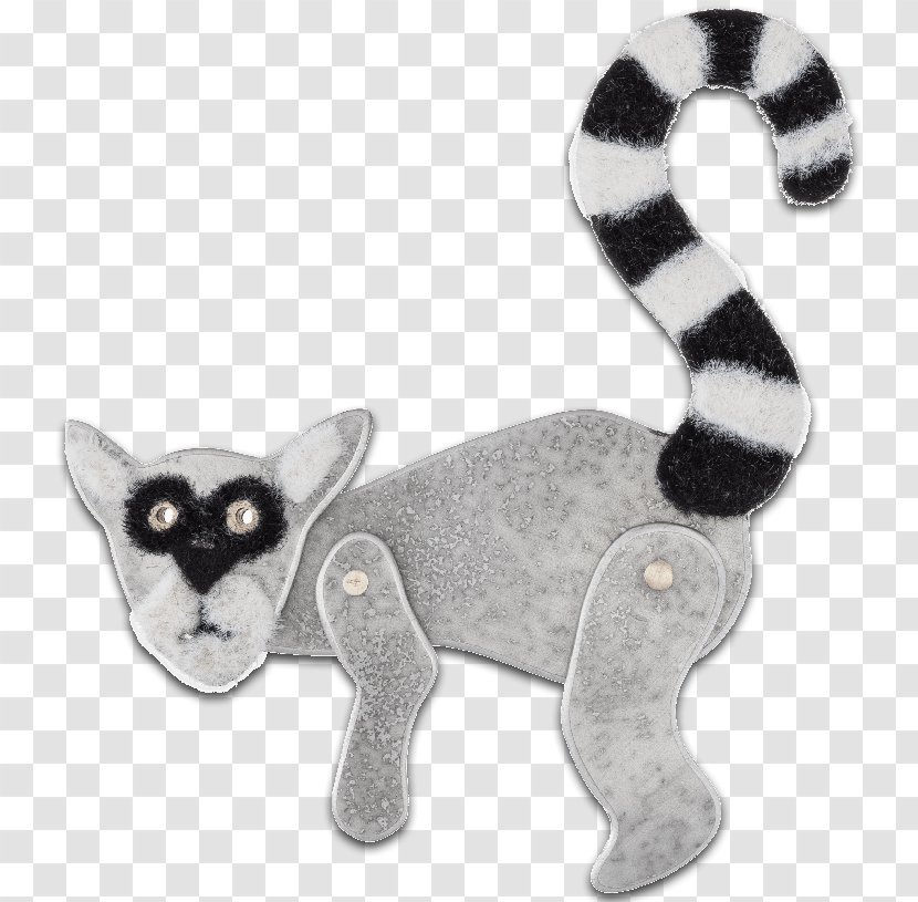 Whiskers Cat Tail Animal - Figure - Ring Tailed Lemur Transparent PNG