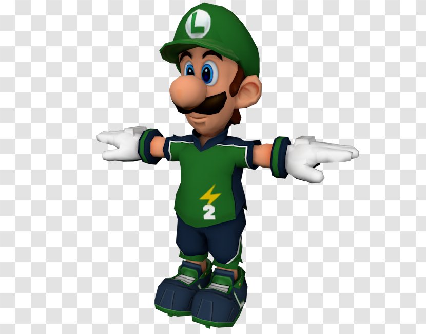 Super Mario Strikers Charged & Luigi: Superstar Saga GameCube - Nintendo - Luigi Transparent PNG